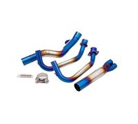 SPAMFAFGHQ Para Motocicleta Para CBR250RR Años 2017-2022 Silenciador De Conexión Deslizante De 51 Mm Tubo De Escape Delantero Modificado(Estilo B)