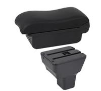 SPAMFAFGHQ Para N&issan Para Kicks Caja De Brazo 2016 2017 2018-2024 Caja De Almacenamiento De Consola Central Piezas De Retrofit Interior(B2 línea negra 3USB)