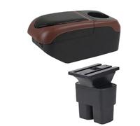 SPAMFAFGHQ Para N&issan Para NV200 Caja Reposabrazos Para NV200 Evalia Reposabrazos Auto Caja Almacenamiento Interior Piezas Retrofit Accesorios Auto(Black-coffee 6USB)