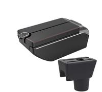 SPAMFAFGHQ Para N&issan Para Terrano 3 2012 2013 2014 2015 2016 2017 2018 Caja De Reposabrazos Central Caja De Almacenamiento Para Coche(B1 Red line 7 usb)