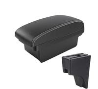 SPAMFAFGHQ Para Perodua Para Bezza 2018 Reposabrazos Interior Caja Almacenamiento Consola Central Caja Reposabrazos Central(A3 Black white NO USB)