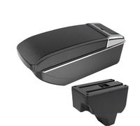 SPAMFAFGHQ Para Peugeot 2008 Caja Reposabrazos Para Peugeot 208 2019-2024 Reposabrazos Coche Caja De Almacenamiento Piezas De Retrofit(B3 Black white NO USB)