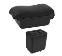 SPAMFAFGHQ Para Peugeot Para Partner Tepee Reposabrazos Piezas De Retroadaptación Auto Reposabrazos Caja De Almacenamiento Cargador USB Interfaz(B2 Línea Negra)