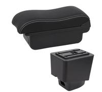 SPAMFAFGHQ Para R&enault Para Captur 2018 2019 2020 2021 Para Kaptur Caja Reposabrazos Auto Caja Almacenamiento Consola Central Accesorio(B2 Línea Blanca)