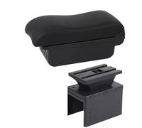SPAMFAFGHQ Para R&enault Para Clio 5 Caja Reposabrazos Para R&enault Para Captur Para Clio5 Caja Reposabrazos Coche Caja De Almacenamiento Central(B2 línea negra 3USB)