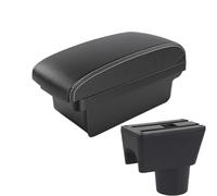 SPAMFAFGHQ Para R&enault Para Duster I 2010 2011 2012-2021 Caja Descansabrazos Almacenamiento Interior Piezas Auto Caja Central(A3 Black white NO USB)