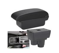 SPAMFAFGHQ Para R&enault Para Duster Para Dacia 2019 2020 2021 2022 2023 Consola Central Caja De Almacenamiento Accesorios Decoración(C3 Negro blanco NOUSB)