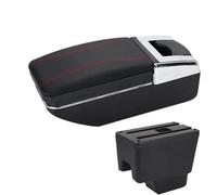 SPAMFAFGHQ Para R&enault Para Kaptur Caja De Brazo Para R&enault Para Kaptur Para Captur QM3 Repuestos Brazo Auto Accesorios(A1 Negro rojo SIN USB)