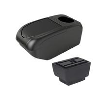 SPAMFAFGHQ Para S&koda Para Fabia 3 Combi Para Fabia 3 III 2015-2021 Caja De Brazo De Coche Piezas De Reposición Caja De Almacenamiento(B1 Black Frame 6USB)