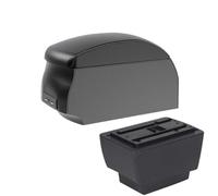 SPAMFAFGHQ Para S&koda Para Fabia Para Fabia 3 III 2015-2021 Reposabrazos Piezas Retrofit Almacenamiento(A2 Black single)