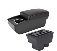 SPAMFAFGHQ Para S&koda Para FABIA Reposabrazos Para S&koda Para Fabia 2 2008-2014 Caja Reposabrazos Coche Piezas Retrofit Caja Almacenamiento(B1 Red line 6 usb)