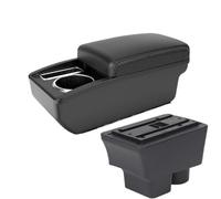 SPAMFAFGHQ Para S&koda Para FABIA Reposabrazos Para S&koda Para Fabia II 2008-2014 Reposabrazos Almacenamiento Accesorios Interior(Línea blanca A3 Sin USB)
