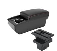 SPAMFAFGHQ Para S&koda Para Octavia Caja Reposabrazos Para S&koda Para Yeti Mk2 A5 Almacenamiento Reposabrazos Coche Piezas Interior(B1 Red line 6 usb)