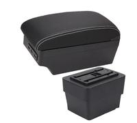 SPAMFAFGHQ Para S&koda Para Octavia Mk3 A7 2013 2014 2015 2016 2017 Caja Reposabrazos Auto Piezas Retrofit Caja Almacenamiento Coche(A3 Negro blanco 7USB)