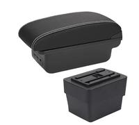 SPAMFAFGHQ Para S&koda Para Octavia Mk3 A7 2013 2014 2015 2016 2017 Caja Reposabrazos Auto Piezas Retrofit Caja Almacenamiento Coche(B3 línea blanca 3USB)