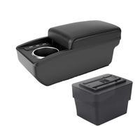 SPAMFAFGHQ Para S&koda Para Octavia Reposabrazos Para S&koda Para Octavia Mk3 A7 2014-2017 Auto Reposabrazos Caja Caja De Almacenamiento(B2 Línea negra 6USB)