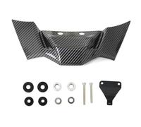 SPAMFAFGHQ para S1000R 2021-2024 para M1000R 2023-2024 Carenado ala Carga Aerodinámica Naked Front Spoiler Aerodinámico Winglet(Patrón de Fibra de Carbono)