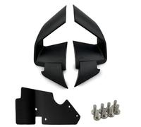 SPAMFAFGHQ para S1000RR 2019 2020 2021 2022 Motocicleta Fibra De Carbono ABS Alerones Aerodinámicos Delanteros Pantalla Carenala ala Fija(Negro Mate)