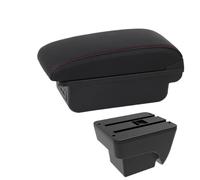 SPAMFAFGHQ Para Seat Para Ibiza Mk5 Para Arona 2017-2025 Reposabrazos Coche Consola Central Caja Almacenamiento(B2 Red line 3 USB)