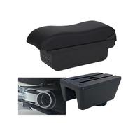 SPAMFAFGHQ Para Seat Para Ibiza Para Ibiza 6j Para Ibiza 6L Caja Almacenamiento Apoyabrazos Auto Piezas Retrofit Accesorios Interiores Auto Brazo(B2 línea negra 3USB)