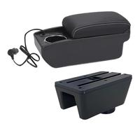 SPAMFAFGHQ Para Seat Para Ibiza Para Ibiza 6j Para Ibiza 6L Reposabrazos Caja Almacenamiento Auto Piezas Retrofit Interior Accesorios Auto(A3 Carga rápida)