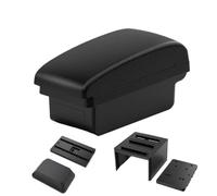SPAMFAFGHQ Para SEAT Para Leon III 2012 2013 2014 2015 2016 2017 2018 2019 2020 Caja Almacenamiento Reposabrazos Piezas Auto Interior(A2 línea negra Sin USB)