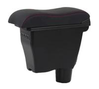 SPAMFAFGHQ Para Smart Para Fortwo Reposabrazos Para Mercedes Para Smart 453 Para Fortwo Para Forfour 2015 2016-2019 Caja De Brazo Coche(A4 leather 3usb)