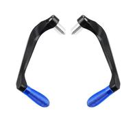 SPAMFAFGHQ para Suzuki para Burgman DRZ GSXF SV 650 para B-King GSR GSR750 GSR600 Protector De Puños Manillar Motocicleta Maneta Freno Y Embrague(Azul)