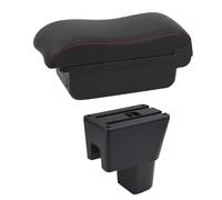 SPAMFAFGHQ Para Suzuki Para Celerio Caja De Reposabrazos Para Suzuki Para Celerio Consola Central Con Almacén Reposabrazos Central(Línea Roja B2)