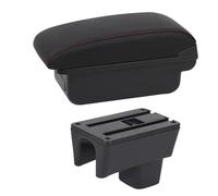 SPAMFAFGHQ Para Suzuki Para Swift 2005-2019 2020 2021 2022 2023 Caja Descansabrazos Consola Central Detalles Interior Caja Almacenamiento(Línea Roja B1)