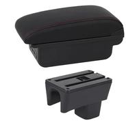 SPAMFAFGHQ Para Suzuki Para Swift 2005-2019 2020 2021 2022 2023 Caja Descansabrazos Consola Central Detalles Interior Caja Almacenamiento(C1 Línea Roja)