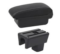 SPAMFAFGHQ Para Suzuki Para Swift 2005-2019 2020 2021 2022 2023 Caja Descansabrazos Consola Central Detalles Interior Caja Almacenamiento(B1 Línea Blanca)