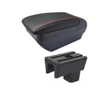 SPAMFAFGHQ Para Suzuki Para Swift 2005-2024 Brazo De Auto Accesorios Auto Detalles Interiores Caja De Almacenamiento Piezas Retrofit(H línea roja 4USB)