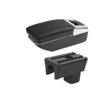 SPAMFAFGHQ Para Suzuki Para Swift 2005-2024 Brazo De Auto Accesorios Auto Detalles Interiores Caja De Almacenamiento Piezas Retrofit(Una línea negra Sin USB)