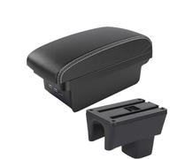 SPAMFAFGHQ Para Suzuki Para Swift Caja De Reposabrazos Para Swift Reposabrazos De Coche Detalles Caja De Almacenamiento Piezas De Actualización 2005-2023(B3 Negro blanco 3USB)