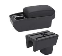 SPAMFAFGHQ Para Suzuki Para Swift Reposabrazos Caja 2001 2002 2002 2004 2005 -2024 Accesorios Detalles Interiores Caja De Almacenamiento Actualización(C2 Línea negra SIN USB)