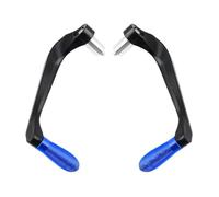 SPAMFAFGHQ para Suzuki para V-Strom 650 1000 DL GSXS GSR 750 600 400 para Hayabusa Protector De Puños Manillar Motocicleta Maneta Freno Y Embrague(Azul)