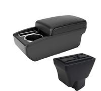 SPAMFAFGHQ Para Tata Para Tiago Reposabrazos Coche Con USB Caja Almacenamiento Consola Central Accesorios Decoración Auto(A2 línea negra Sin USB)