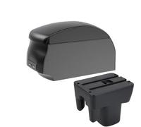 SPAMFAFGHQ Para TOYOTA Para AVANZA 2009-2015 Caja De Brazo Caja De Almacenamiento Central Accesorios Coche Retrofit Interno(A2 Black single)