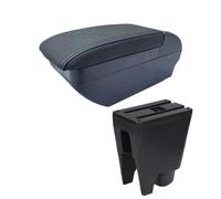 SPAMFAFGHQ Para Toyota Para Aygo BJ Caja De Apoyabrazos Coche Caja De Almacenamiento Accesorios Auto Interiores Retrofit(F All Black No USB)