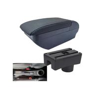 SPAMFAFGHQ Para Toyota Para Aygo X Caja Reposabrazos Para Aygo Reposabrazos Auto Caja Almacenamiento Portavasos Retrofitting Interior Accesorios Auto(F All Black No USB)