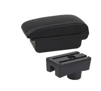 SPAMFAFGHQ Para Toyota Para Aygo X Para Aygo Reposabrazos Auto Accesorios Auto Detalles Interior Caja Almacenamiento Central Piezas Retrofit(B1 Negro blanco 3USB)