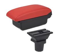 SPAMFAFGHQ Para Toyota Para RAV4 Caja Reposabrazos Auto Partes Interiores Caja Almacenamiento(A4 rojo sin USB)