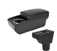 SPAMFAFGHQ Para Toyota Para Sienta Reposabrazos Consola Central Caja De Almacenamiento Con USB Accesorios Modificación Interior Coche(B2 Línea negra 6USB)