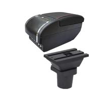 SPAMFAFGHQ Para Toyota Para Urban Cruiser Caja De Reposabrazos Para Ist Caja De Reposabrazos Caja De Almacenamiento Central(E red line 9USB)