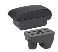 SPAMFAFGHQ Para Toyota Para Yaris Reposabrazos Para Elegant GR 2021 2023 2024 2025 Auto Reposabrazos Almacenamiento Piezas De Reforma(C3 Negro blanco SIN USB)