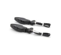 SPAMFAFGHQ Para Triumph Para Tiger 800 900 Sport Luces LED Intermitentes | Lámpara Intermitente Para Trident 660(NEGRO)