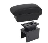 SPAMFAFGHQ Para TT Coupé Caja Reposabrazos Para TT Caja Reposabrazos Auto Almacenamiento Central Piezas Retrofit Interior(A2 línea negra Sin USB)