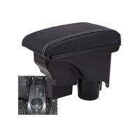 SPAMFAFGHQ Para VW Para Golf 6 Caja De Brazo Para S&CIROCCO Para Sagitar Para Golf 6 Para Golf 5 Mk6 MK5 Para Jetta 5 Caja De Almacenamiento Auto(A3 Black White line)