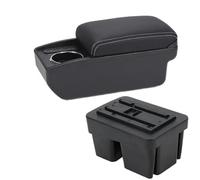 SPAMFAFGHQ Para VW Para Golf 7 Caja Reposabrazos Para Golf 7 Mk7 2014 2015 2016-2019 Reposabrazos Auto Interior Pieza De Retroadaptación Caja De Almacenamiento(B3 Negro blanco 6USB)
